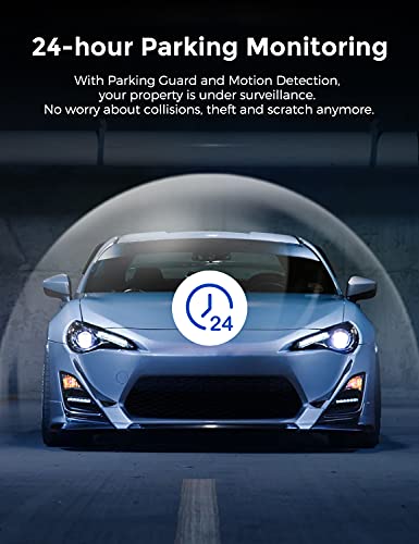 AZDOME M17 WiFi Dash Cam with APP 1080P FHD DVR Car Driving Recorder 3 Inch IPS Screen Dashboard Camera 150° Wide Angle, G-Sensor, Parking Monitor, Loop Recording, Super Night Vision