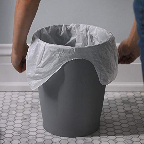 Hefty Trash Bags/Garbage Bags, Flap Tie, 8 Gallon, Medium - 24 Count (Pack of 12)