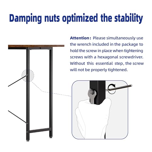 Pamray 32 Inch Computer Desk for Small Spaces with Storage Bag, Home Office Work Desk with Headphone Hook, Small Office Desk Study Writing Table