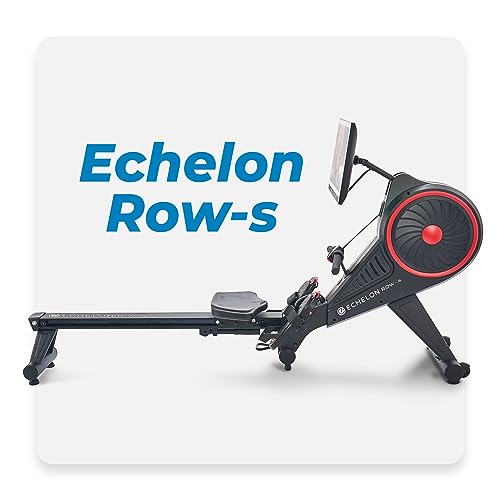 Echelon Row S, + 30-Day Free Echelon Membership, HIIT, Indoor Rowing Machine, 22" Rotating Monitor, Rower for Home Gym, Live and On-Demand Classes, 32 Resistance Levels, Total Body Workout, Low Impact