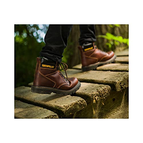 CAT Men's Second Shift Soft Toe Work Boot, Tan, 9.5