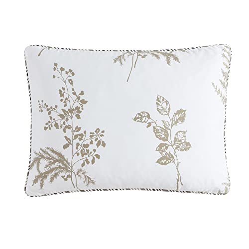 Stone Cottage - King Duvet Cover Set, Cotton Sateen Bedding with Matching Shams, Elegant Home Decor (Willow Tan/Beige, King)