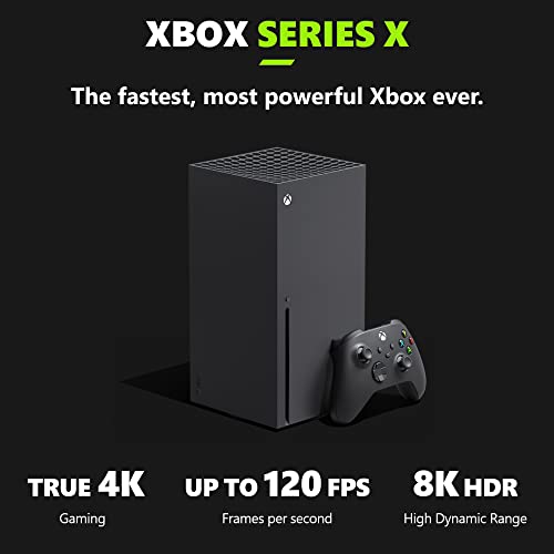 Xbox Series X 1TB SSD Console - Includes Wireless Controller - Up to 120 frames per second - 16GB RAM 1TB SSD - Experience True 4K Gaming Velocity Architecture