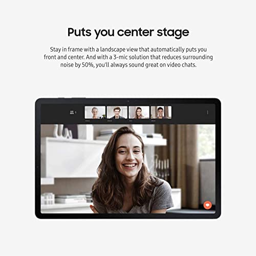 SAMSUNG Galaxy Tab S7 FE 12.4” 256GB WiFi Android Tablet, Large Screen, S Pen Included, Multi Device Connectivity, Long Lasting Battery, US Version, 2021, Mystic Silver