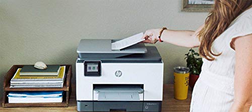 HP OfficeJet Pro 9015e Wireless Color All-in-One Printer with bonus 6 months Instant ink with HP+ (1G5L3A),Gray