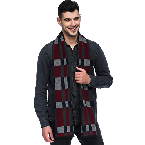 HOYAYO Mens Classic Warm Long Winter Scarf