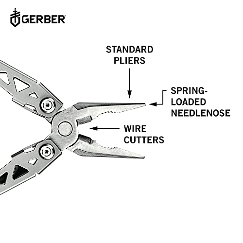 Gerber Gear Suspension-NXT 15-in-1 Multi-Tool Pocket Knife Set - EDC Gear and Equipment Multi-Tool with Pocket Clip - Stainless Steel