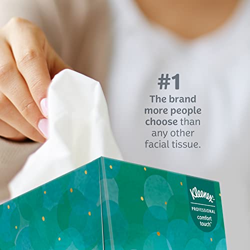 Kleenex® Professional Facial Tissue Cube for Business (21270), Upright Face Tissue Box, 90 Tissues/Box, 36 Boxes/Case, 3,240 Tissues/Case