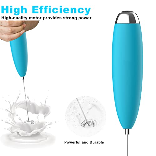 MPDPOW Milk Frother, Hand Mixer, Frother for Coffee, Battery Operated (Not Included) Electric Small Coffee Whisk Hand Coffee Frother Electric Drink Stirrer for Lattes, Cappuccino, Hot Chocolate