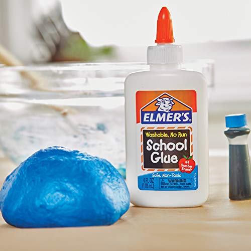 Elmer's Liquid School Glue, Washable, 4 Ounces Each, 12 Count - Great for Making Slime