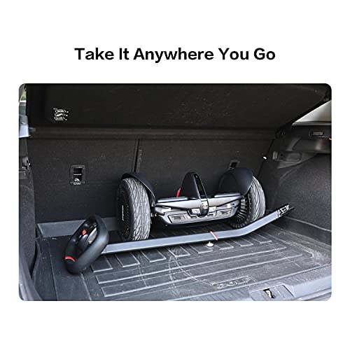 Segway Ninebot S-Max Smart Self-Balancing Electric Scooter, Dual 432W Motor, Max 23.6 Miles Range & 12.4MPH, Hoverboard with LED Light, Compatible with Gokart kit