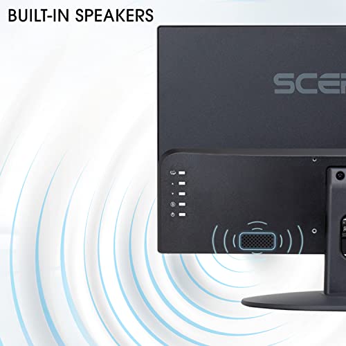 Sceptre 20" 1600 x 900 75Hz LED Monitor 2x HDMI VGA Built-in Speakers, sRGB 99% Machine Black (E209W-16003RT series)
