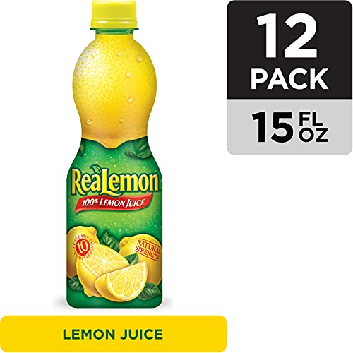 ReaLemon 100 percent Lemon Juice, 15 fl oz bottles (Pack of 12)