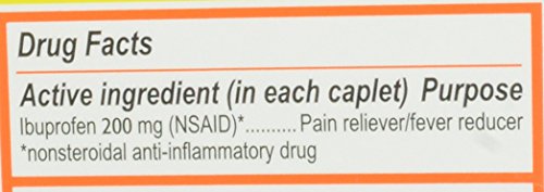 Motrin IB, Ibuprofen 200mg Tablets for Fever, Muscle Aches, Headache & Back Pain Relief, 100 ct.