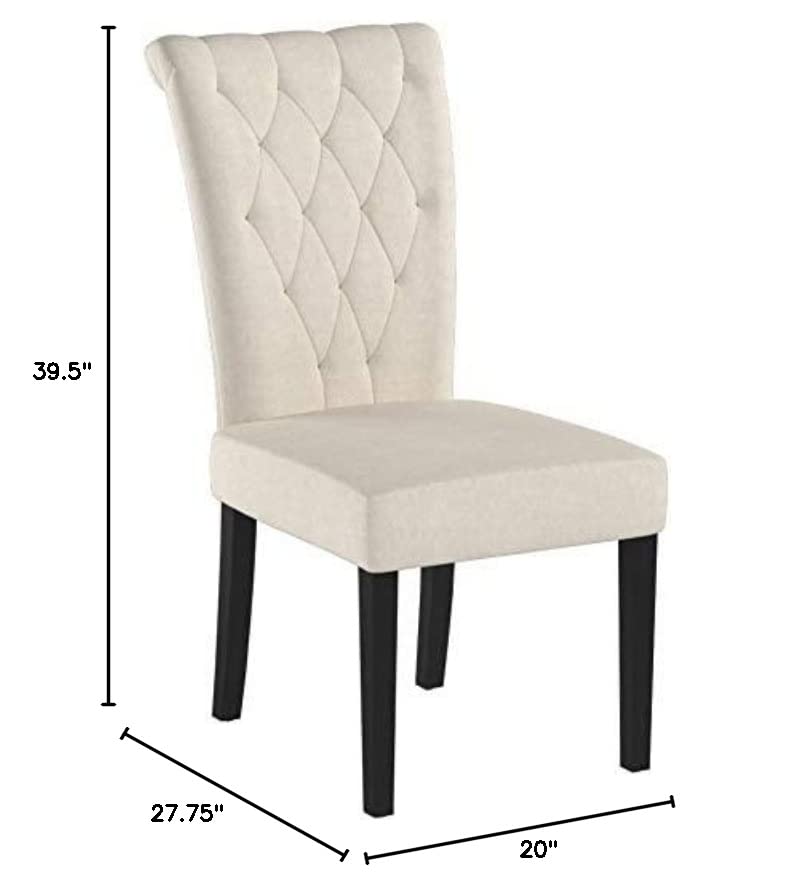 Christopher Knight Home Venetian Dining Chairs, 2-Pcs Set, Light Beige