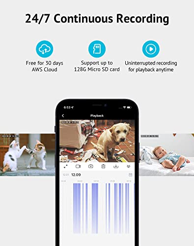 LaView 4MP Bulb Security Camera 2.4GHz,360° 2K Security Cameras Wireless Outdoor Indoor Full Color Day and Night, Motion Detection, Audible Alarm, Easy Installation, Compatible with Alexa