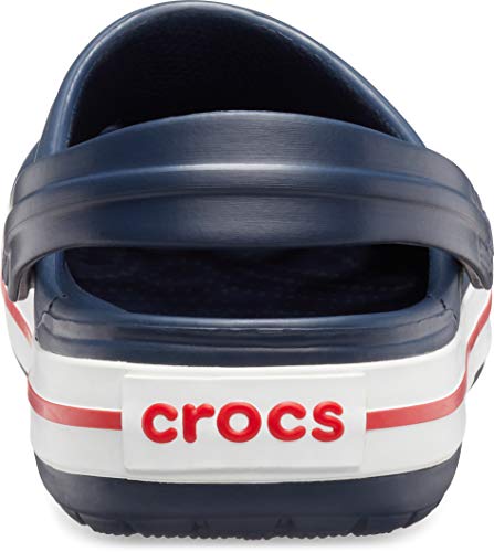 Crocs unisex adult Men's and Women's Crocband Clog, Navy, 11 D(M) US
