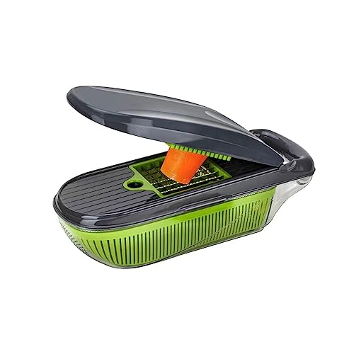 Vegetable Chopper,Mandoline Slicer Pro 12 in 1 Food Choppers with Multi Blade Onion Chopper for Potato Tomato Cucumber Carrot