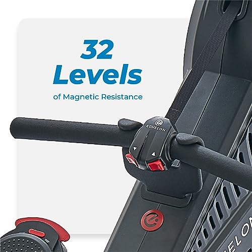 Echelon Row S, + 30-Day Free Echelon Membership, HIIT, Indoor Rowing Machine, 22" Rotating Monitor, Rower for Home Gym, Live and On-Demand Classes, 32 Resistance Levels, Total Body Workout, Low Impact