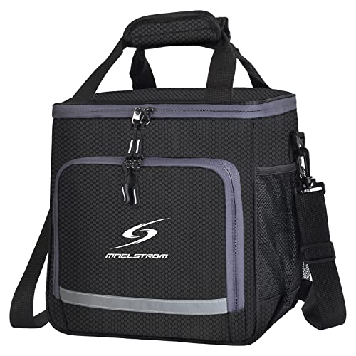 Maelstrom Lunch Box for Men,Insulated Lunch Bag Women/Men,Leakproof Lunch Cooler Bag,Lunch Tote Bag for Work,Small,Black