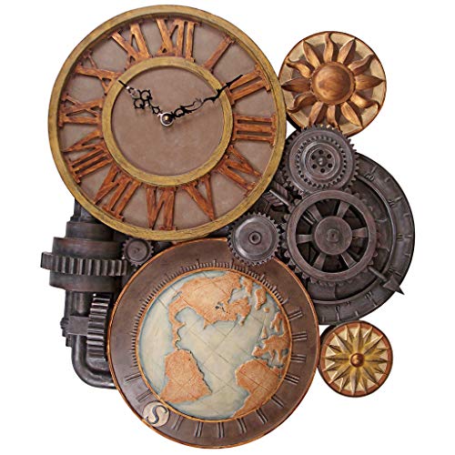Design Toscano Gears of Time Clock: Large