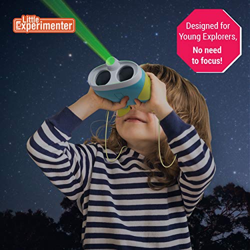 Binoculars for Kids and Toddlers - Toys Binocular with Night Vision Light and Face Comfort Rubber Gift Ideas, Stocking Stuffer Gifts for Boys & Girls Ages 3 4 5 6 7 8 9 10-12+ Year Old