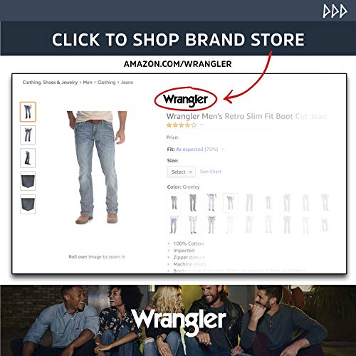 Wrangler Men's 0936 Cowboy Cut Slim Fit Jean, Shadow Black, 27W x 34L