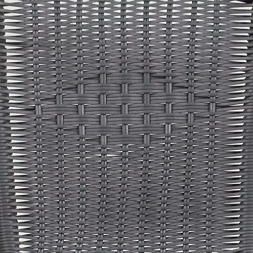 Flash Furniture Lila 4 Pack Gray Rattan Indoor-Outdoor Restaurant Stack Chair | Versatile and Stylish Seating