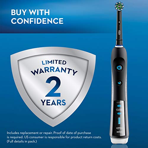 Oral-B Pro 5000 Smartseries Power Rechargeable Electric Toothbrush with Bluetooth Connectivity, Black Edition