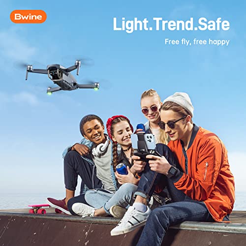 Bwine F7MINI Drones with Camera for Adults 4K 60Mins Flight Time, 5GHz WiFi Transmission, GPS Auto Return, Follow Me, Waypoints, Circle Fly, Beginner Mode, Less Than 250G, Customized Carrying Case, 2 Batteries + 2 Sets of Propellers