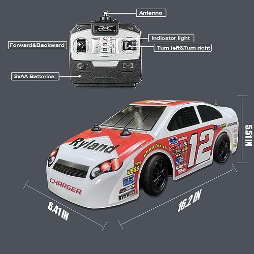 Boersma Remote Control Car, Fast RC Drift Car for Boys - 1/28 Scale 2WD High Speed Off Road Mini RC Car, Hobby Racing Vehicle Toys Gifts for Kids Age 3 4 5 6+