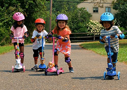 Dimensions 3D Dump Truck Self Balancing Kick Scooter Toddler Scooter & Kids Scooter, Extra Wide Deck, 3 Wheel Platform, Foot Activated Brake, 75 lbs Limit, Kids,Girls or Boys, for Ages 3 and Up