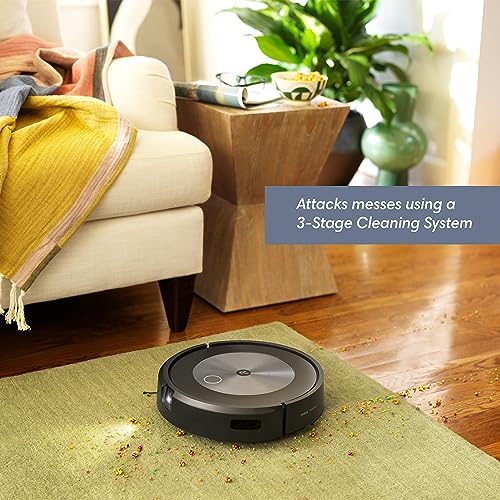 iRobot Roomba j7+ (7550) Self-Emptying Robot Vacuum – Avoids Common Obstacles Like Socks, Shoes, and Pet Waste, Empties Itself for 60 Days, Smart Mapping, Works with Alexa