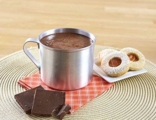 Imusa Stovetop Use or Camping 0.7 Quart Aluminum Mug, 1 Count (Pack of 1), Silver