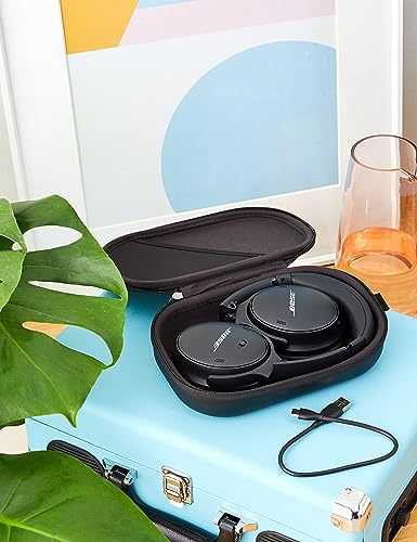 Bose QuietComfort 45 Wireless Bluetooth Noise Cancelling Headphones, Over-Ear Headphones with Microphone, Personalized Noise Cancellation and Sound, Triple Black