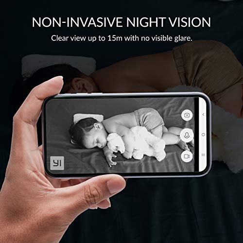 YI 2pc Security Home Camera, 1080p 2.4G WiFi Smart Indoor IP Cam with Night Vision, 2-Way Audio, AI Human Detection in Phone App, Pet Cat Dog Cam, Works with Alexa and Google