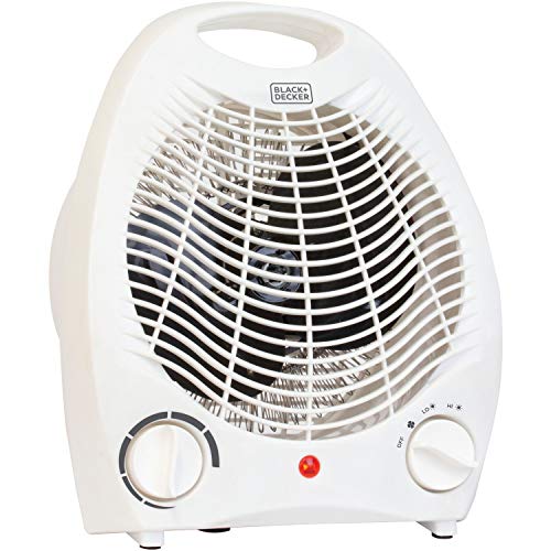 1,500-Watt Personal Desktop Heater (White), 8.4 x 5.2 x 10 Inches