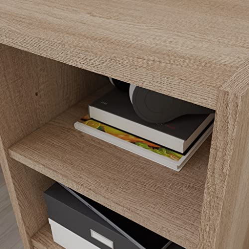 Sauder Beginnings Desk, L: 40.39" x W: 17.48" x H: 28.82", Summer Oak Finish