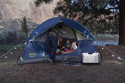 Coleman Sundome 6-Person Dome Tent , Navy/Grey, 6 Person