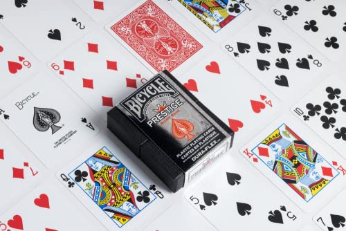 Bicycle Prestige Plastic Playing Cards (Colors May Vary)