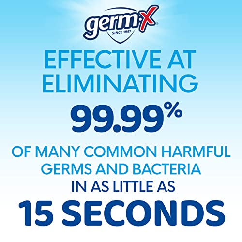 Germ-X Original Hand Sanitizer, Kids Hand Sanitizer, Non-Drying Moisturizing Gel with Vitamin E, Instant and No Rinse Formula, Bulk Mini Travel Size for On-The-Go, 2 Fl Oz (Pack of 48)