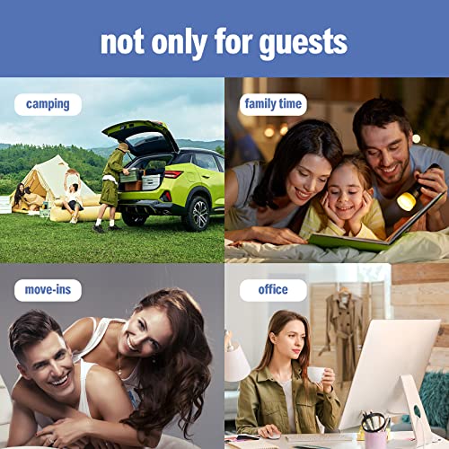 DINBooonLUX Twin Air Mattress with Built in Pump - 18-Inch Raiesd Height for Optimal Support,Durable Luxury Air Bed with Carry Bag,Double Height Blow Up Airbed for Home,Guests&Camping