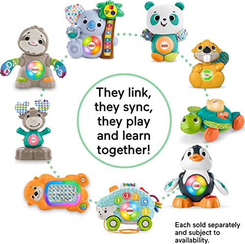 Fisher-Price Linkimals Learning Toy Cool Beats Penguin with Interactive Music & Lights for Infants and Toddlers Ages 9+ Months