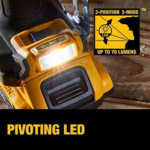 DEWALT 20V MAX* XR® Brushless Cordless 1/2 in. Drill/Driver Kit (DCD800D2), Yellow