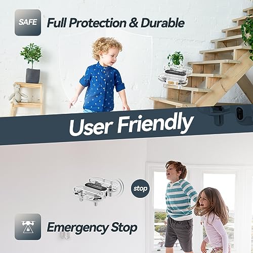 DEERC D11 Mini Drone for Kids and Beginners, Kids Drone with LED RC Quadcopter with Toss to Launch, Circle Fly, 3D Flip, Auto Hovering, 3 Speeds, One Key Takeoff/Landing, 2 Rechargeable Batteries for 16mins, Small Drone Gifts Toys for Boys and Girls