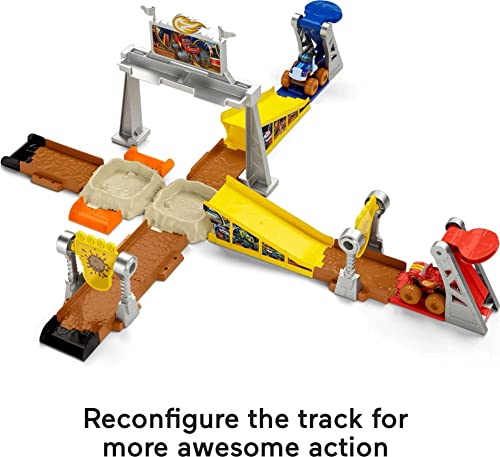 Fisher-Price Blaze and the Monster Machines Toy Cars Playset, Mud Pit Race Track with Blaze & Crusher Plus Slime for Ages 3+ Years