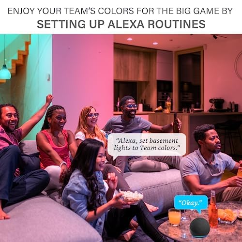Echo Pop | Midnight Teal with FREE Sengled Matter Smart Bulb