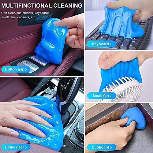 LEGONGSO Car Cleaning Gel Detailing Putty Car Putty Auto Detailing Tools Car Interior Cleaner Cleaning Slime Car Assecories Keyboard Cleaner Blue
