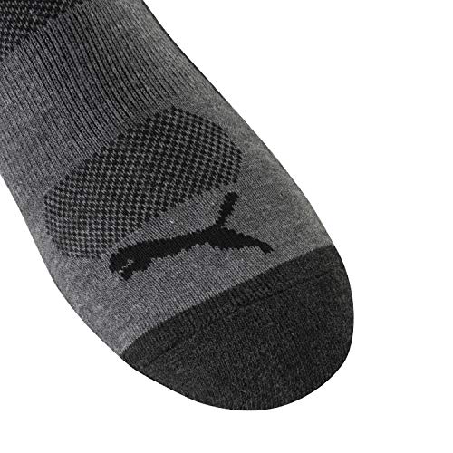 PUMA mens 6 Pack Crew Socks, Dark Gray, 13-Oct US