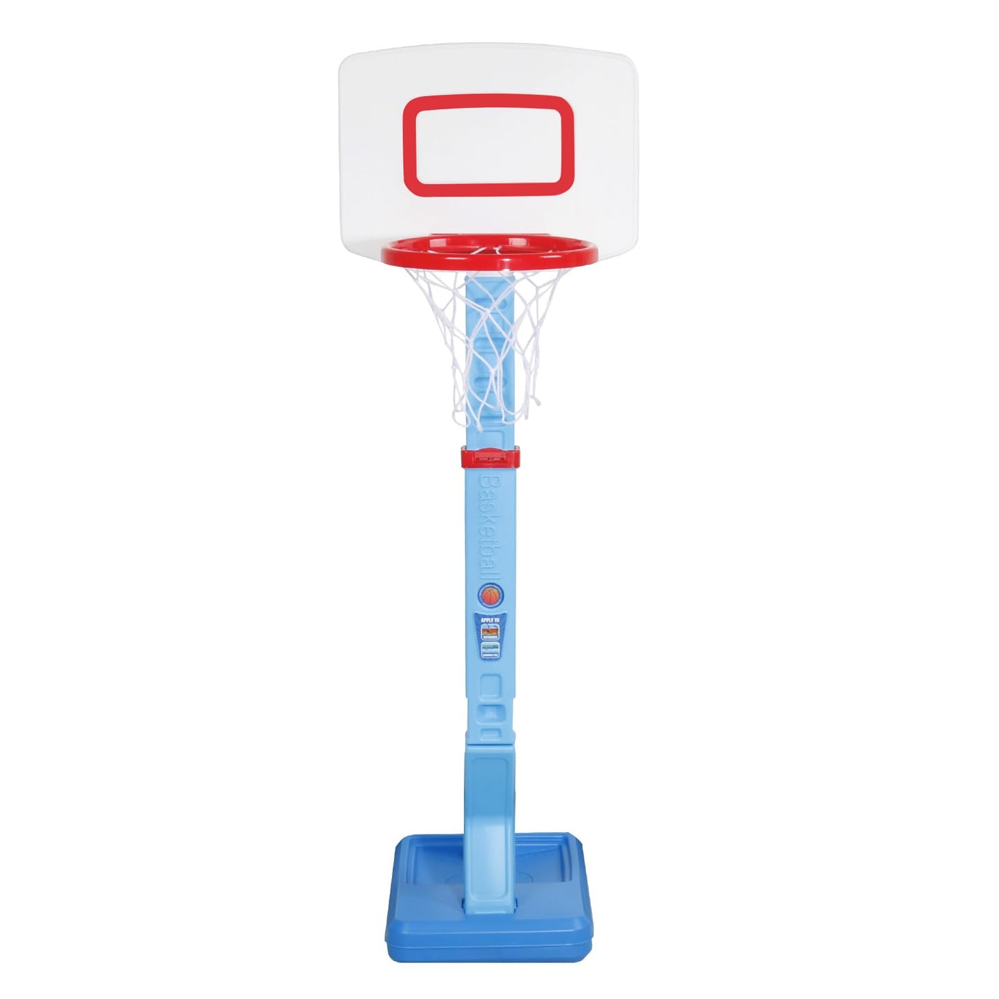 Fajiabao Toddler Basketball Hoop Indoor Adjustable Height Poolside Basketball Hoop Outdoor with Base Mini Basketball Hoop with 3 Balls Swimming Pool Toys Basketball Games for Kids Birthday Gift
